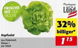 Nah&Frisch Kopfsalat Angebot