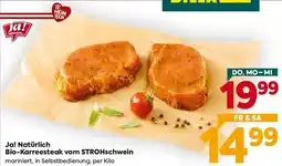 Billa Ja! Natürlich Bio-Karreesteak vom STROHschwein Angebot