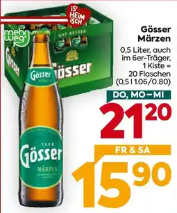 Billa Gösser Märzen Angebot