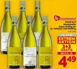 Billa Pfaffl RJP Muskateller Super.Duftig od. Gr. Veltliner Voll.Pfeffrig Angebot