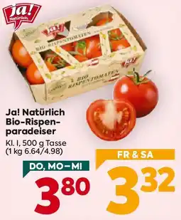 Billa Ja! Natürlich Bio-Rispen- paradeiser Angebot