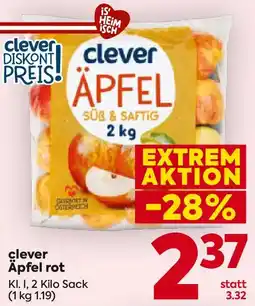 Billa Clever äpfel rot Angebot