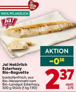 Billa Ja! Natürlich Esterhazy Bio-Baguette Angebot