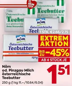 Billa Nöm od. Pinzgau Milch österreichische Teebutter Angebot