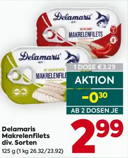 Billa Delamaris Makrelenfilets Angebot