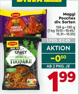 Billa Maggi Pouches Angebot
