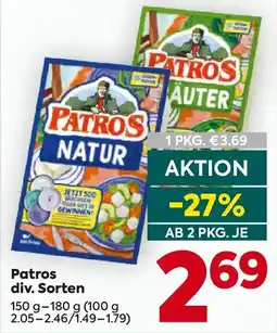 Billa Patros Angebot
