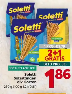 Billa Soletti Salzstangerl Angebot