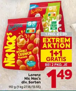 Billa Lorenz Nic Nac's Angebot