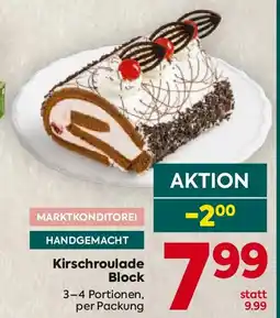 Billa Kirschroulade Block Angebot