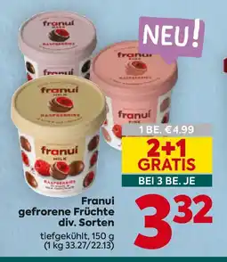 Billa Franui gefrorene früchte Angebot