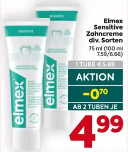 Billa Elmex Sensitive Zahncreme Angebot