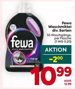 Billa Fewa Waschmittel Angebot