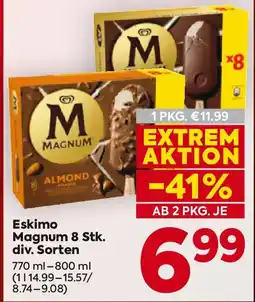 Billa Eskimo Magnum Angebot