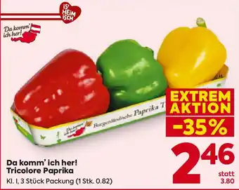 Billa Da komm' ich her! Tricolore Paprika Angebot