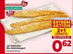 Billa Ja! natürlich bio-salzstangerl Angebot