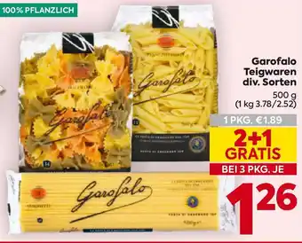 Billa Garofalo Teigwaren Angebot