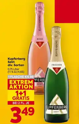 Billa Kupferberg sekt Angebot