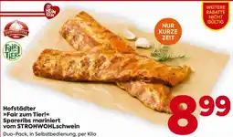Billa Hofstadter fair zum tier! spareribs mariniert vom strohwohlschwein Angebot