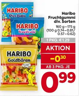 Billa Haribo fruchtgummi Angebot