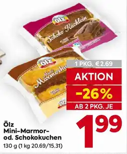 Billa Ölz mini-marmor- od. schokokuchen Angebot