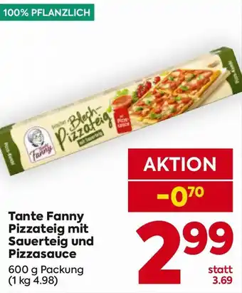 Billa Tante fanny pizzateig mit sauerteig und pizzasauce Angebot