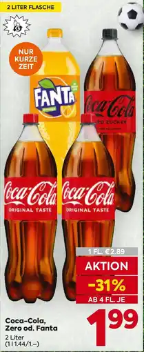 Billa Coca-cola, zero od. fanta Angebot