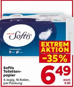 Billa Softis tollettenpapiler papier Angebot