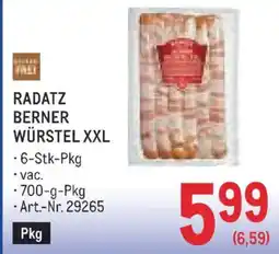 Metro Radatz berner würstel xxl Angebot