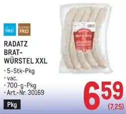 Metro Radatz brat würstel xxl Angebot