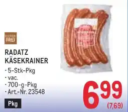 Metro Radatz käsekrainer Angebot