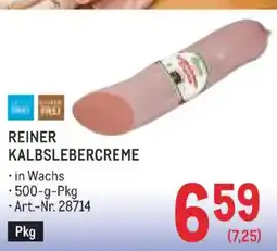 Metro Reiner kalbslebercreme Angebot
