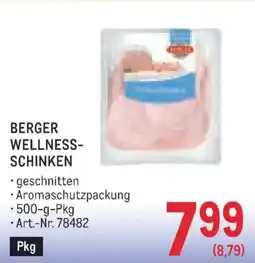 Metro Berger wellness schinken Angebot