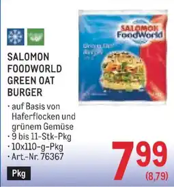 Metro Salomon foodworld green oat burger Angebot