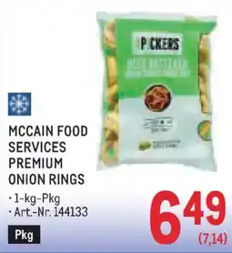 Metro Mccain food services premium onion rings Angebot