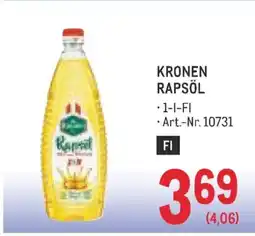Metro Kronen rapsöl Angebot