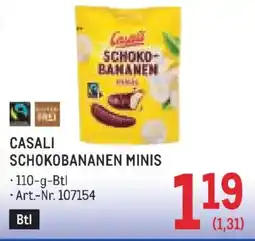 Metro Casali schokobananen minis Angebot