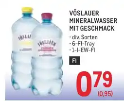 Metro Vöslauer mineralwasser mit geschmack Angebot