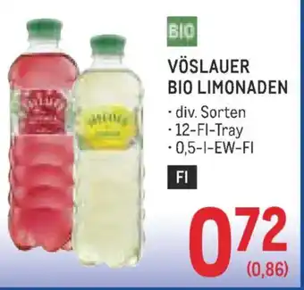 Metro Vöslauer bio limonaden Angebot
