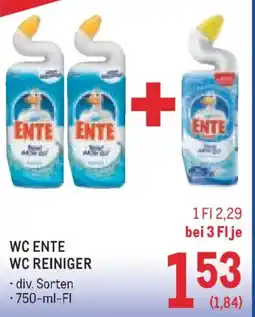 Metro WC ENTE WC REINIGER Angebot