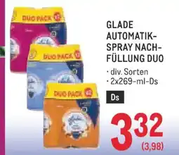 Metro Glade automatik- spray nach- füllung duo Angebot