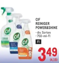 Metro Cif reiniger power&shine Angebot