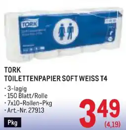 Metro Tork toilettenpapier soft weiss t4 Angebot