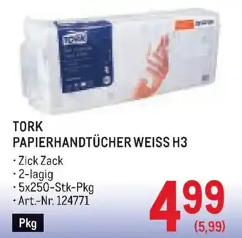 Metro Tork papierhandtücher weiss h3 Angebot