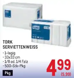 Metro Tork servietten weiss Angebot