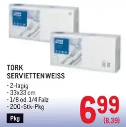 Metro Tork servietten weiss Angebot