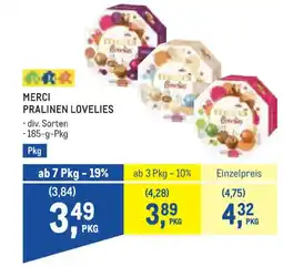 Metro Merci pralinen lovelies Angebot