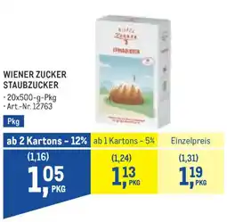 Metro Wiener zucker staubzucker Angebot