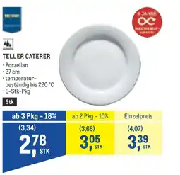 Metro Teller caterer Angebot