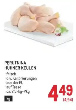 Metro Perutnina hühner keulen Angebot